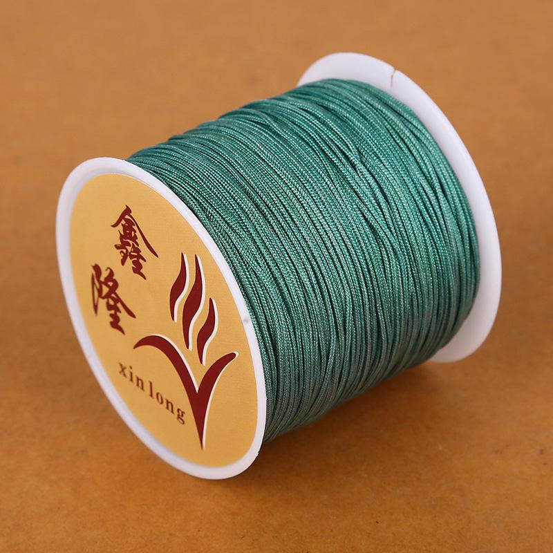 Нет. 72 Нить из нефрита Плетеный шнур Набор материалов для браслета и ожерелья DIY