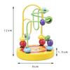 Colorful Cartoon Small Beaded Toys Wooden Bead Maze Toy New Roller Coaster Educational Circle Toy
