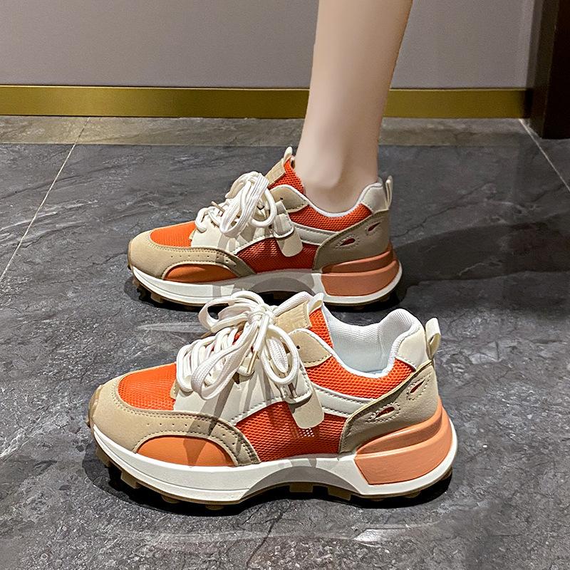 2024 Весна и Осень Толстая Подошва Роскошные Женские Повседневные Спортивные Кроссовки Удобные и Дышащие Классические Кроссовки Для Бега Кроссовки