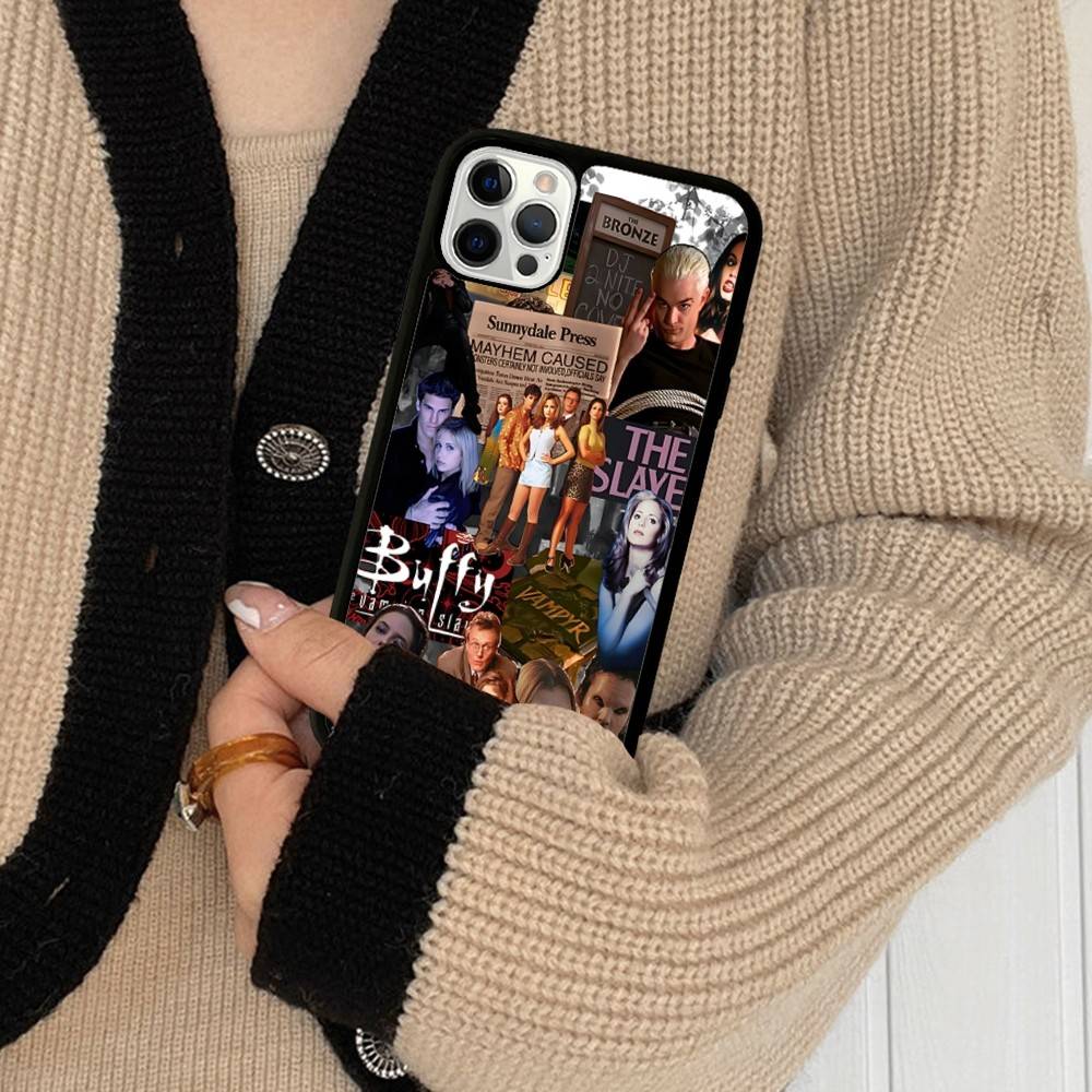 B-Buffy The Vampire Slayer Phone Case For IPhone 17 16 15 14 13 12 11 Pro Max Plus MiNi 17Air PC+TPU Armor Cover