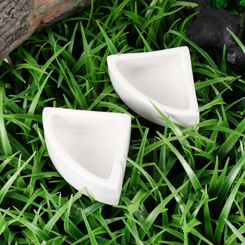 Kisangel Reptile Feeding 2 Также Может Использоваться В Качестве Поилки Для Разведения Амфибий Керамическая Миска Для Рептилий Миска, Части, Фонтан, Чехол, Аксессуары,