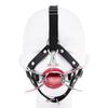 БДСМ-секс-рабыня, крючок для носа, кляп для укуса с открытым ртом и зажимом для носа, запираемый кожаный ремень на голову, фетиш-оральная фиксация, пара SM-игрушек