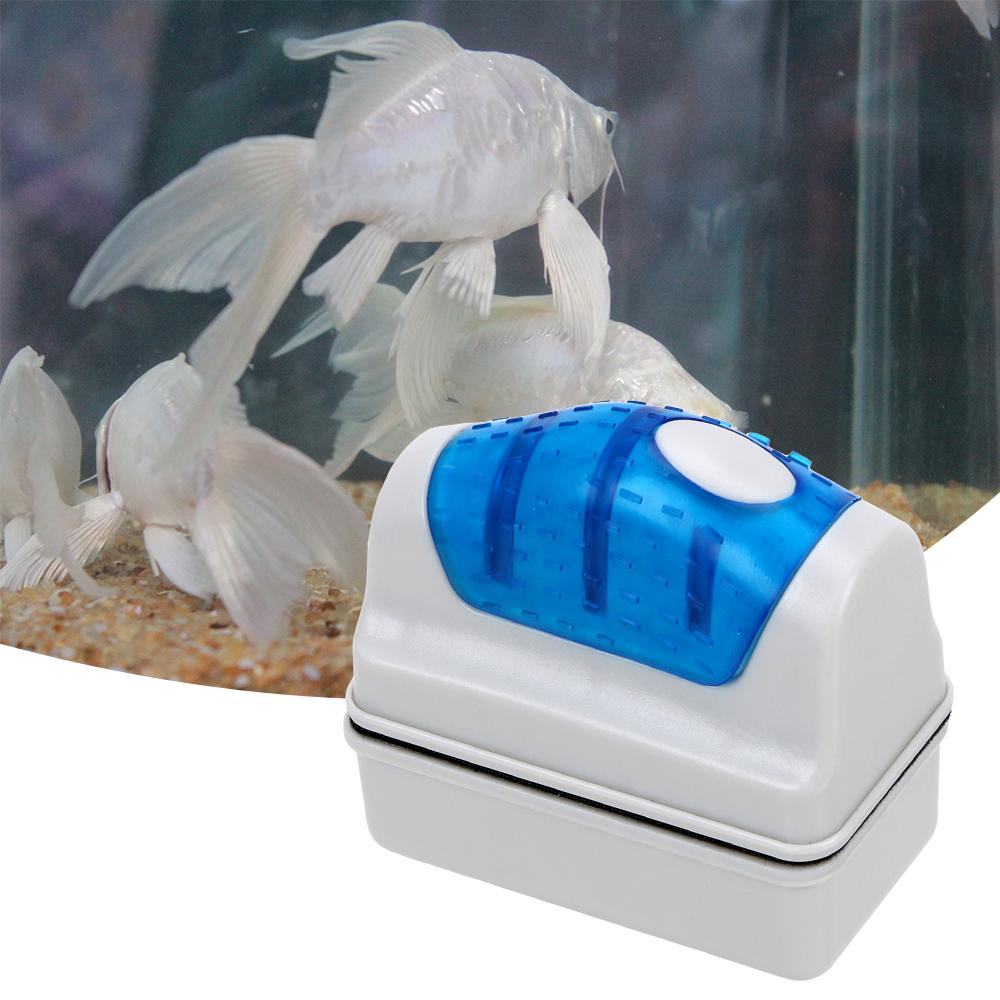 Скребок для очистки водорослей Щетка для очистки плавающего стекла Пластиковая губка для удаления мха Магнитная щетка Аквариумные щетки для рыб