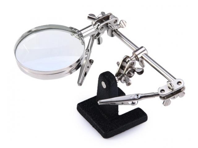 BB81 Third Hand Magnifier + Soldering Holder Set