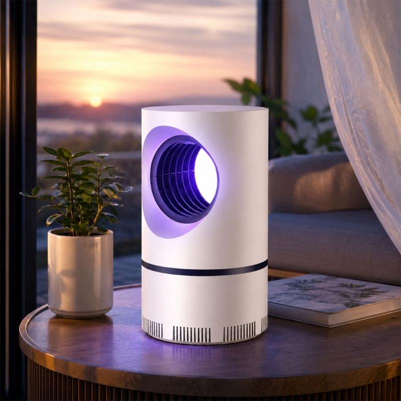 Фотокаталитическая лампа-ловушка для насекомых, USB-питание, комнатный контроль, корпус из АБС-пластика, для спальни и балкона, для ежедневного использования