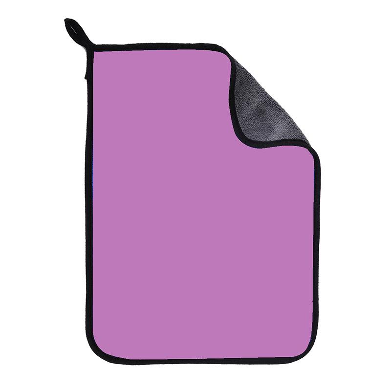 Двусторонняя быстросохнущая салфетка из кораллового флиса для чистки автомобиля, толстое и водопоглощающее полотенце.