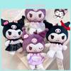 Оригинальный плюшевый брелок Sanrio Kuromi, милый мультяшный маленький дьяволенок, подвеска на сумку, подарок