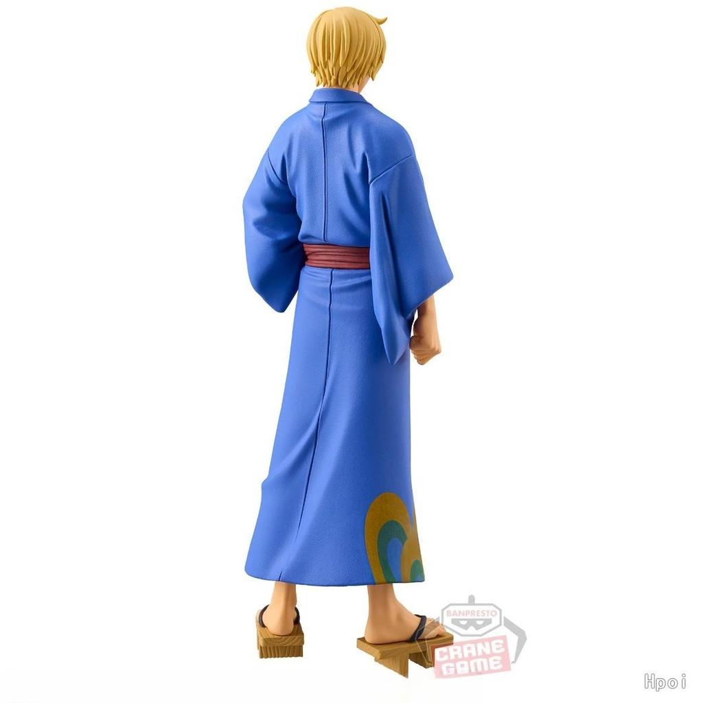 Аниме One Piece Фигурка DXF Страна Вано 17см Винсмок Санджи Ророноа Зоро Модель Игрушка Украшение Коллекция Подарок на День Рождения для Детей