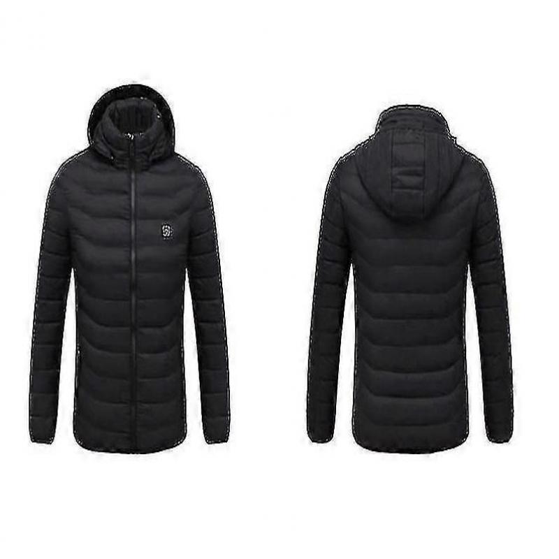Heated Jacket, Winter Outdoor Warm Electric Heating Coat, 8 Heating Zones