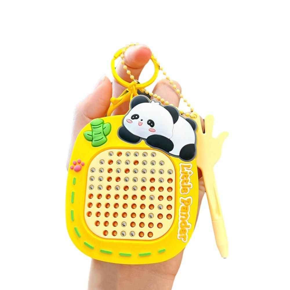 Decompression Capybara Drawing Board Keychain Hanging Schoolbag Pendant for Kids Toys