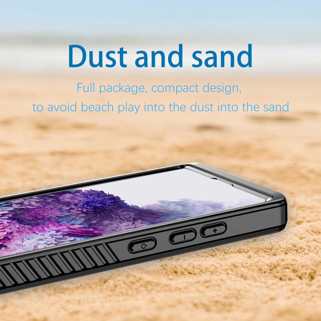 Серия REDPEPPER FS Для Samsung Galaxy S23 Ultra Водонепроницаемый Чехол для Телефона с Защитой Экрана P68 Прочный Чехол на Все Тело [Поддержка Разблокировки по Отпечатку Пальца]