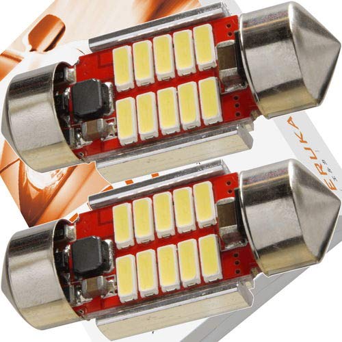 Elka T10 TS-084-2S 31mm/29mm//24V Multi-Fit Design Explosive LED Room Lamp Max Voltage 60V 2pcs White