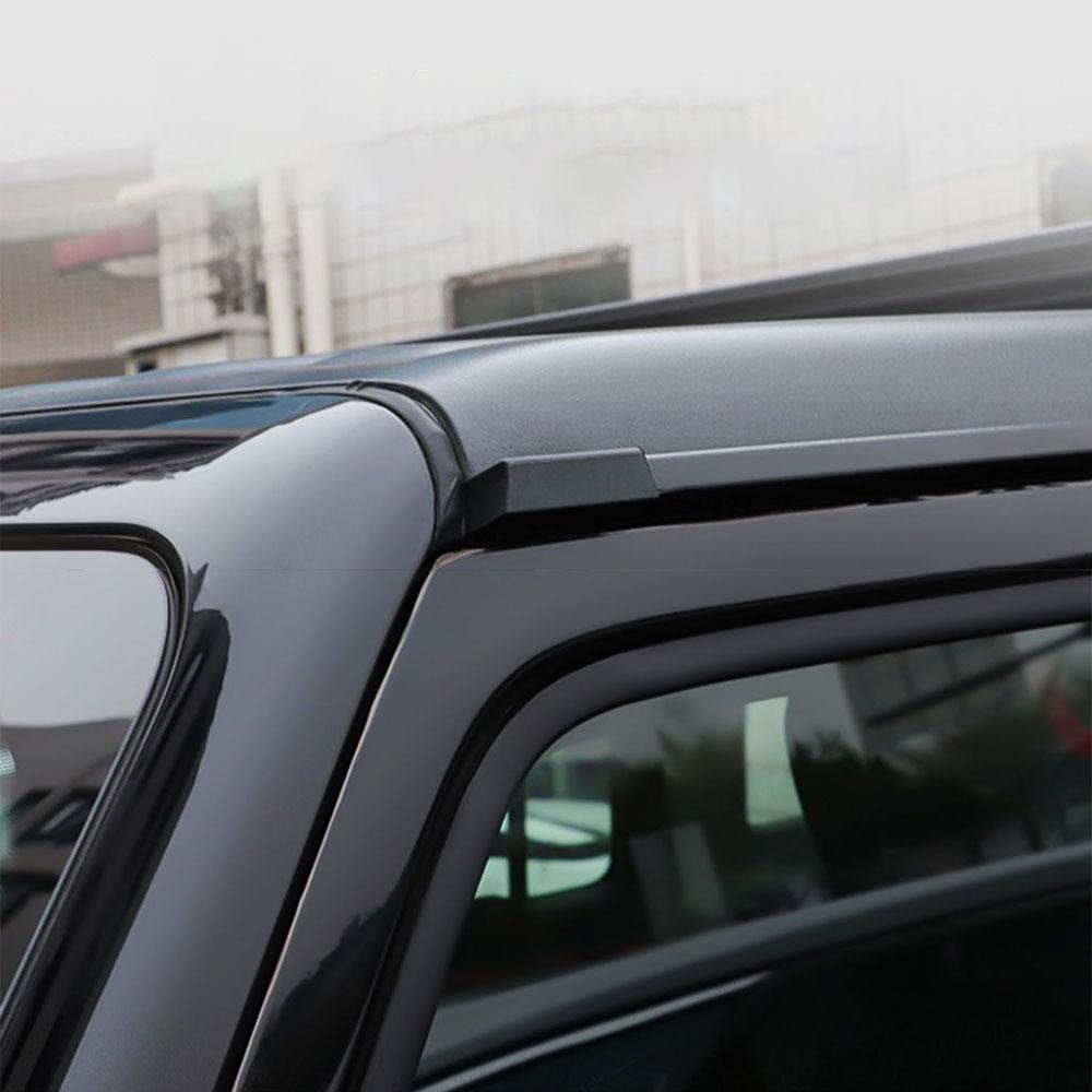 Черный Накладной Водосток на Крышу Автомобиля Модернизированный Канал для Отвода Дождевой Воды Внешний Аксессуар Для Jeep Wrangler JL 2018-2025+ JT 2020+