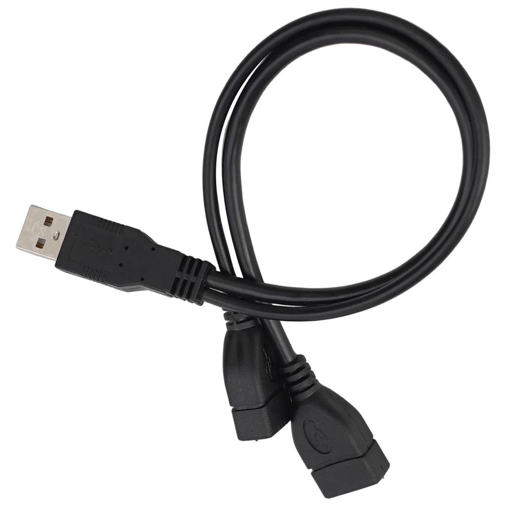 Надежный зарядный USB 2 0 A Male To 2 Dual USB Male Y Splitter Hub Кабель-адаптер питания для быстрой подачи питания