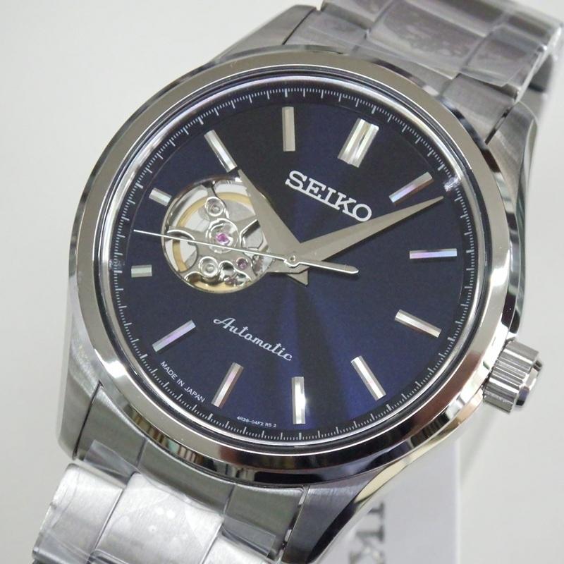 Специальная Новая SEIKO Selection Серия S HFB002J Синие Механические Часы с Металлическим Браслетом Цена! Мужской