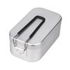 Hiking Camping Cookware Anodized Bento Japanese Bento Box Survival Aluminum Lunch Box Mess Tin