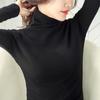 Turtleneck Bottoming Shirt Women's Long-sleeved Solid Color Spring and Autumn Korean Style Women's Thin Slim Slimming Women's Top