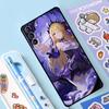 Anime Genshin Impact Fischl Case For Samsung Galaxy S23 S22 Ultra S21 Plus S8 S9 S10 Note 10 20 Ultra S20 FE S21 FE Cover