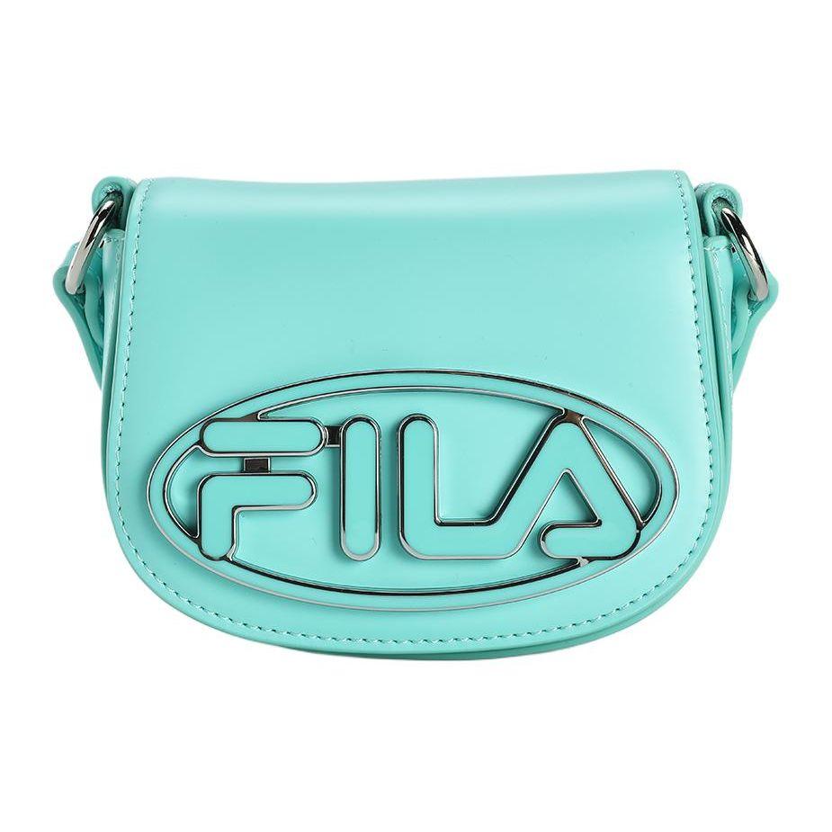 FILA Classic Business Casual Versatile PU Composite Leather Shoulder Crossbody Bag Mini Women bags Sprout-Green F13W421168FGN