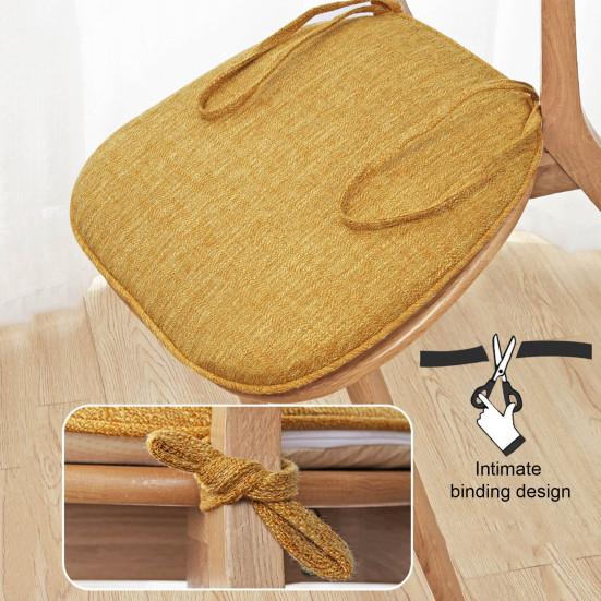 Подушка для зимнего сиденья с набивкой, противоскользящим дном, съемная, с медленным отскоком, с функцией сброса давления, утолщенная подушка для дивана в гостиную, офисное кресло