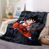 1PC Dragon Ball Z, Goku Blanket Soft Warm All Season Throw for Sofa, Bed, Car, Office Vibrant Colorful Design, Durable & Cozy Gift
