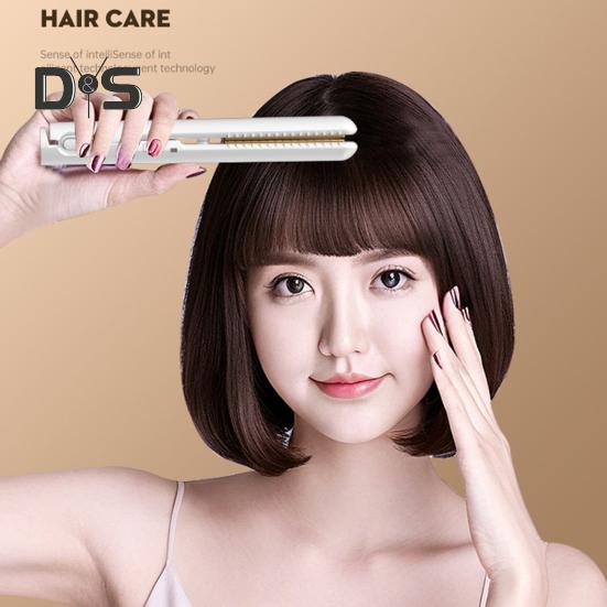 USB Мини-щипцы для завивки 2 в 1, двухцелевые щипцы для завивки, утюжок для волос, выпрямитель для волос, быстрый нагрев, портативный, для путешествий, для женщин, для коротких и длинных волос, укладка