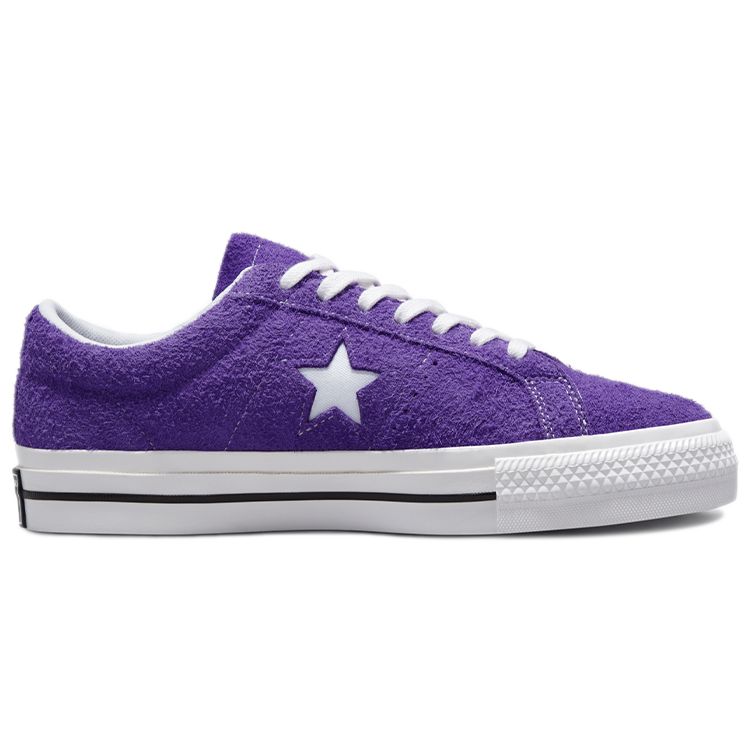 Converse Кроссовки унисекс One Star Low Court фиолетовые черно-белые 171586C