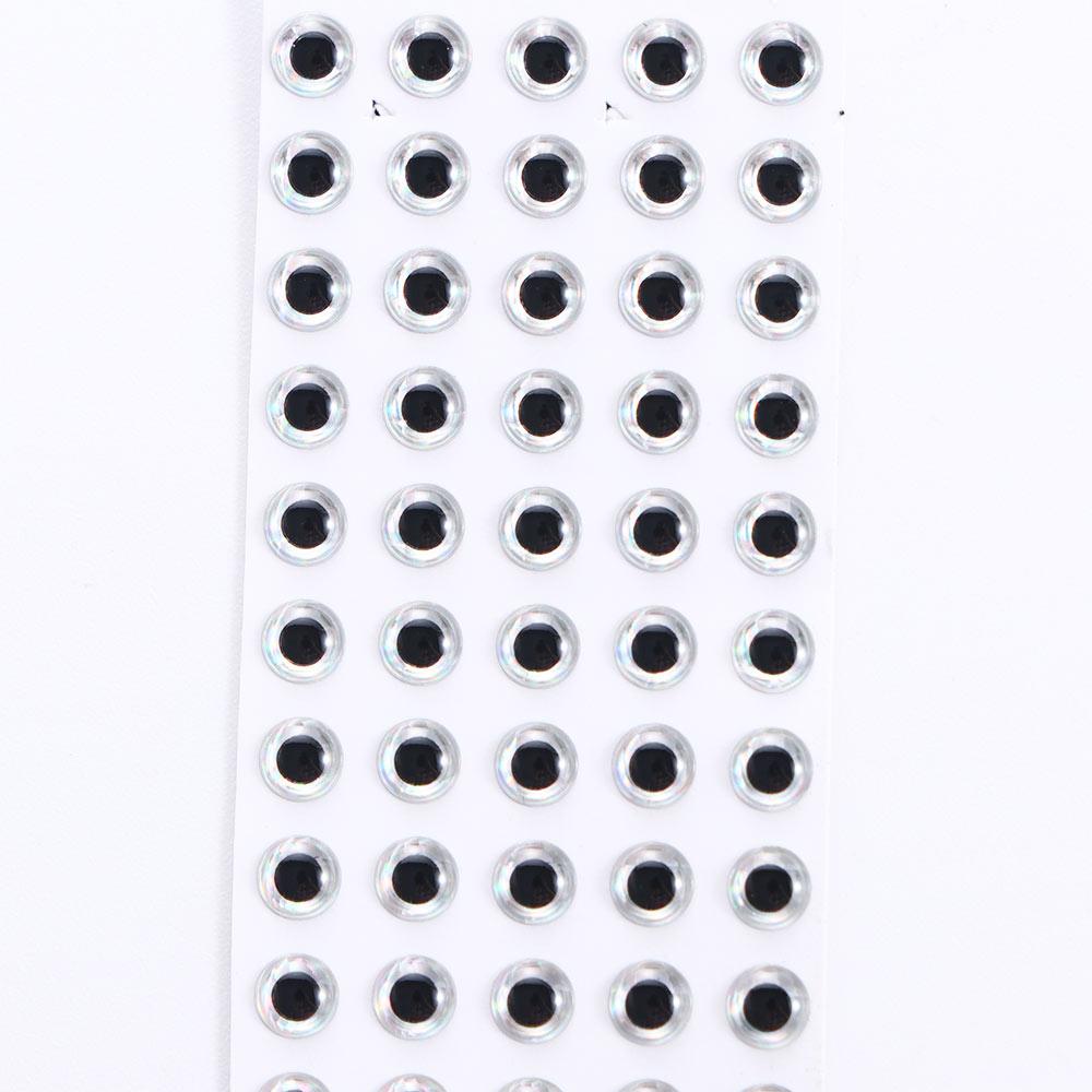 5мм 6мм 100шт/лот Глаза Голографические Глаза для Рыбалки Искусственные Рыбьи Глаза DIY Глаза 3D Рыбьи Глаза