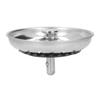 Kitchen Sink Basket Strainer Replacement Thickened Stainless Steel Sink Strainer with Bottom