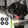 Angle Grinder Flange Wrench Set With 5/8 Thread Adjustable Spanner Wrench Steel Tool For Grinding Disc Replacement