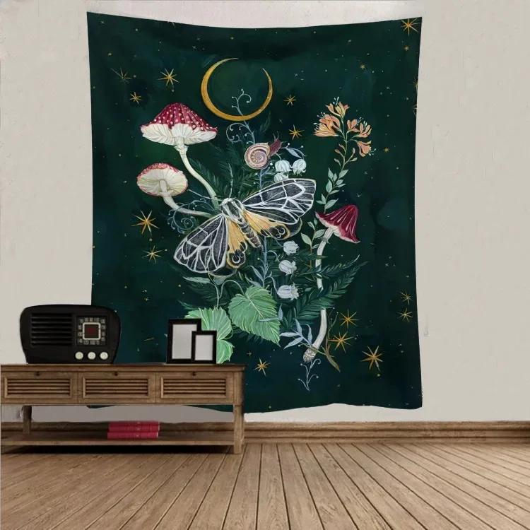Простой цветочный узор гобелен спальня гостиная гобелен украшение стены дома гобелен