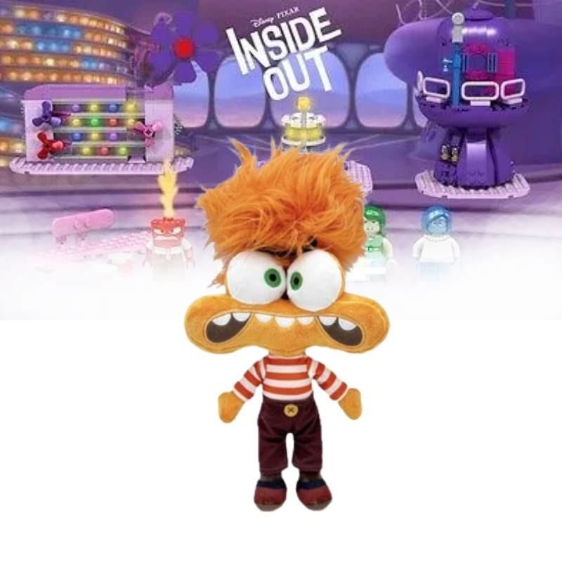 High-quality Inside Out 2 Plush Mind Worker Team Stuffed Toy Doll 25cm Height Short Plush
