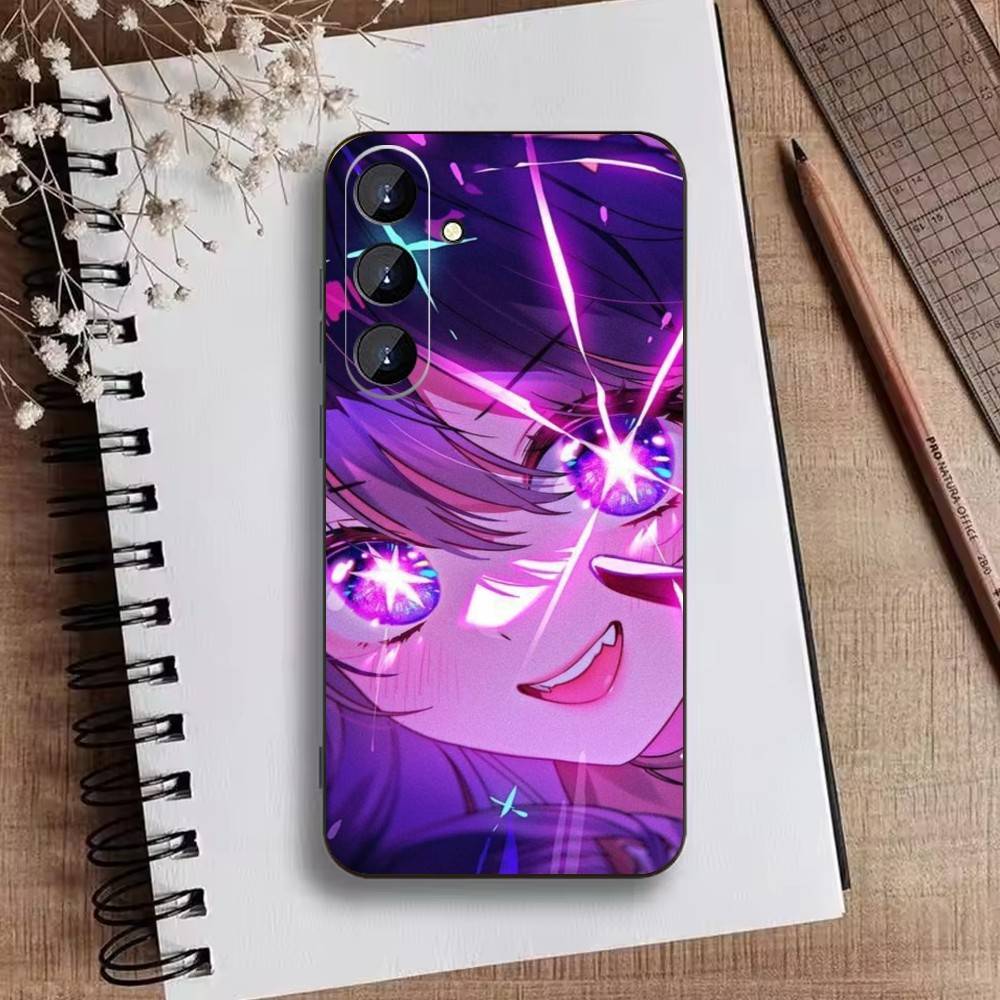 Oshi No Ko A-Аниме Милый Чехол Для Телефона Для Samsung Galaxy A73,21,22,32,71,53,52,51,80,5G Мягкий Черный Чехол