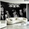 guns n roses Wall Tapestry Aesthetic Wall Hanging Printed Fabric Blanket Decorative Tapestries for Bedroom Living Room Home Decor