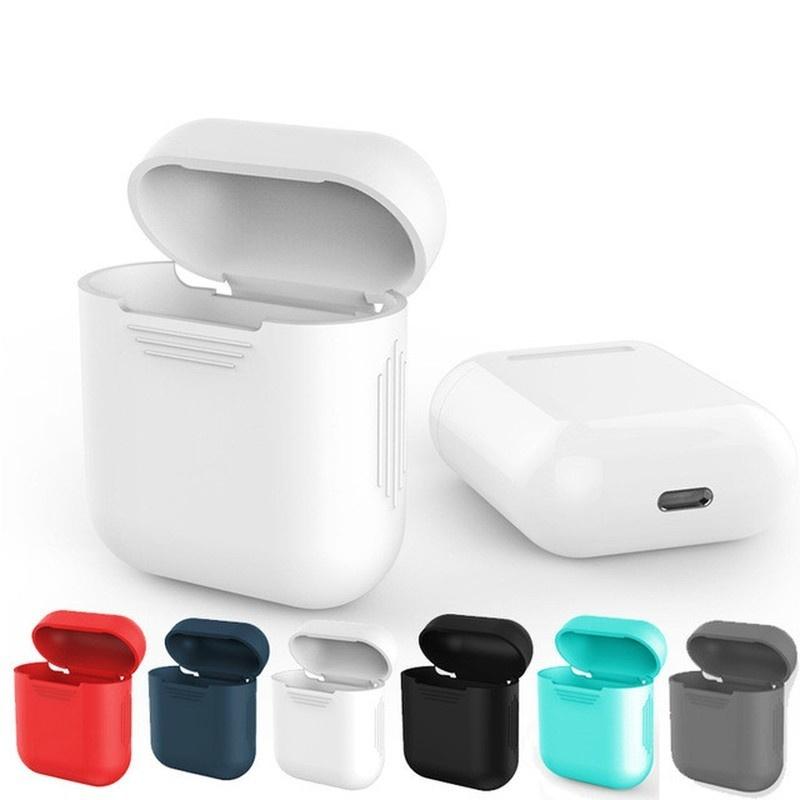 Силиконовый противоударный защитный чехол для Apple AirPods, чехол-крышка, аксессуары для беспроводных наушников, LS