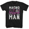 Macho Man - Американский Герой - Короткий Рукав - Взрослый - Футболка