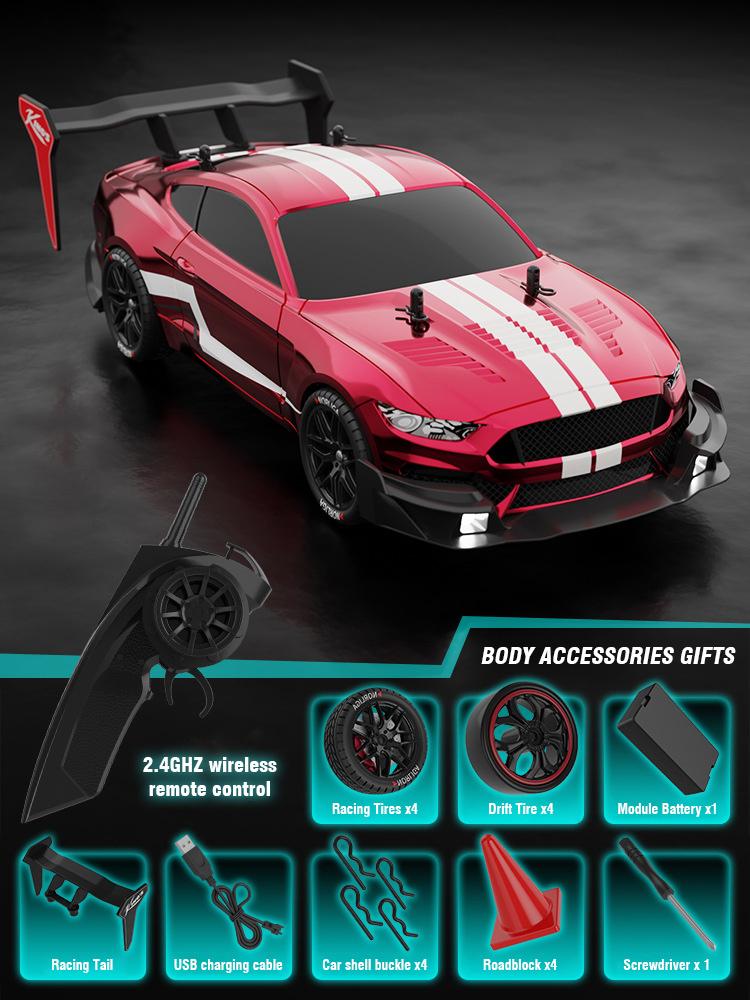 4WD Радиоуправляемая дрифт-машина 1/14 Радиоуправляемые гоночные машины 50 км/ч Высокоскоростной электрический гоночный автомобиль для детей Игрушки для мальчиков Подарки детям