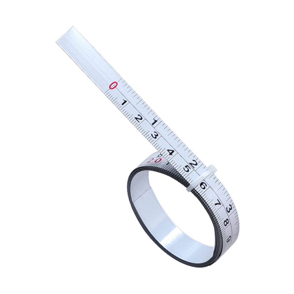 Самоклеящаяся измерительная лента, дюймовая и метрическая двойная шкала, верстачная линейка, клейкая рулетка, портативная нержавеющая линейка