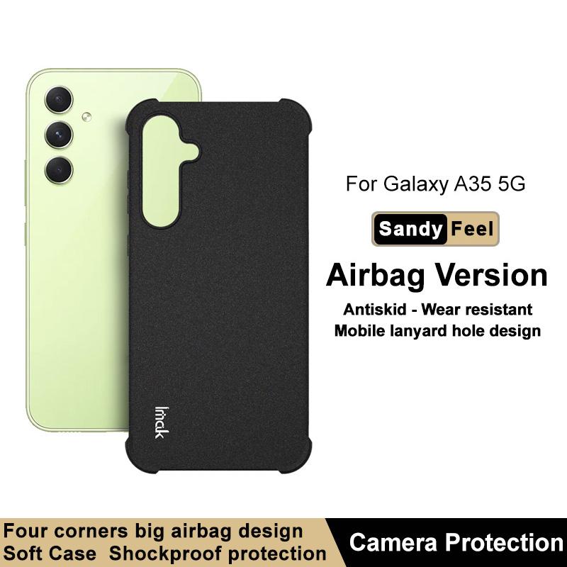 IMAK For Samsung Galaxy A35 5G Matte TPU Case Anti-drop Airbag Phone Cover