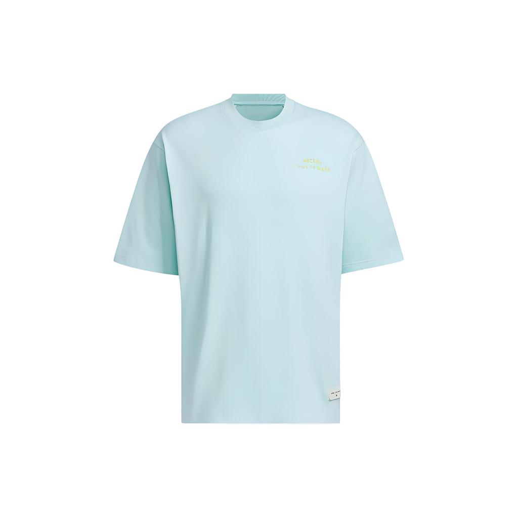 New Adidas MBTI T Shirt Men's Light Cyan JP4582