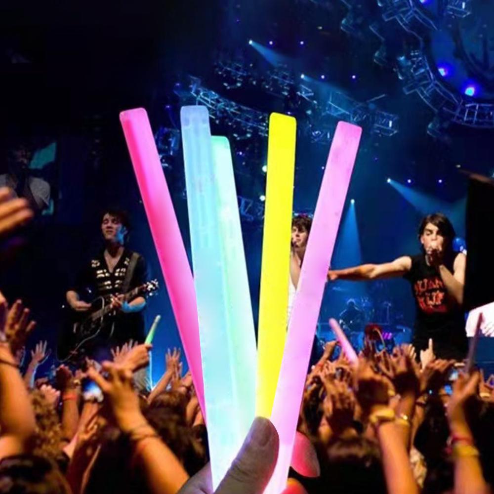 Пластиковый светящийся браслет на запястье Shine Cuff Поддержка на концерте Браслет Силиконовый браслет Унисекс