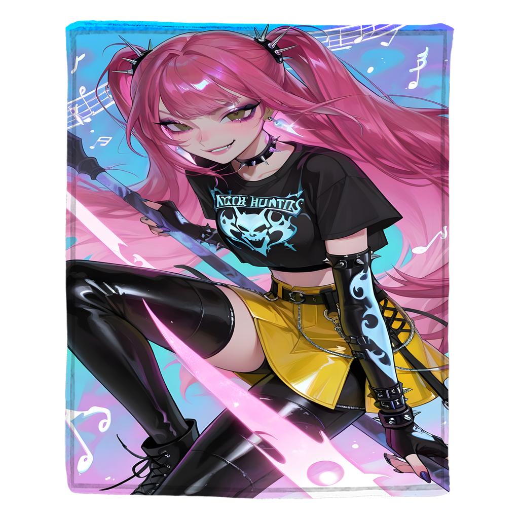 Flannel Digital Printed Blanket Conditioning Blanket Sofa Blanket Girl Gift