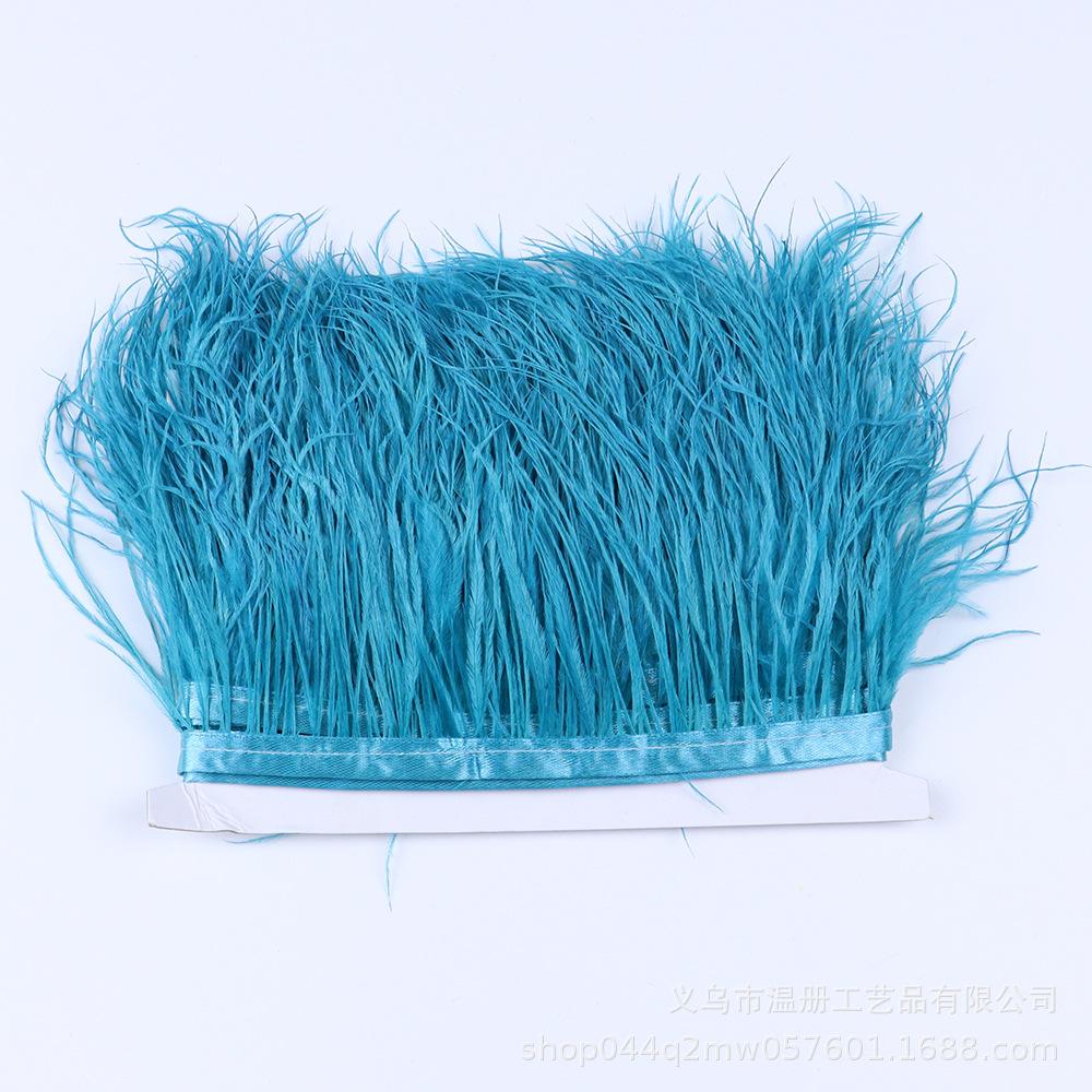 Multi-Color Ostrich Hair Cloth Edge Bridal Dress Stage Decoration Feather Lace Quantity Is More Excellent