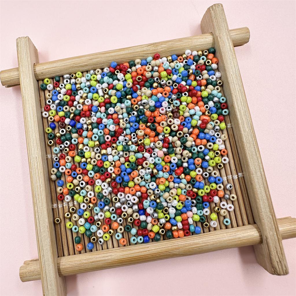 Главная Товары для вечеринок Фурнитура Бисер Аксессуары Разделительные бусины Браслет Ожерелье 1000 шт./лот 2 мм для рукодельных подвесок Чешское стекло Мини DIY