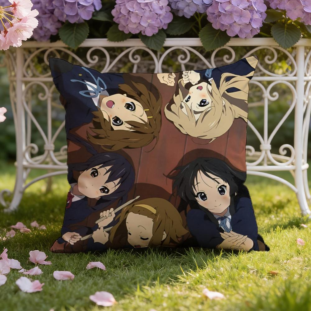 Аниме K-K-ON! Милая Наволочка для Подушки Домашняя и Автомобильная Двухцелевая Наволочка: Двусторонняя конструкция для максимального комфорта