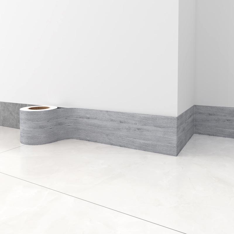 Самоклеящаяся накладка под дерево для плинтуса и дверной коробки - Водонепроницаемая наклейка для реставрации мебели и подоконников.