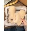 Ретро платформа для увеличения роста велюровые полусапоги Birkenstocks женские зимние теплые нескользящие снегоступы хлопковые тапочки