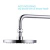 Faucet Hardware Shower Connector Ball Head Shower Head Swivel Ball Adapter Adjustable Shower Arm Extension Light
