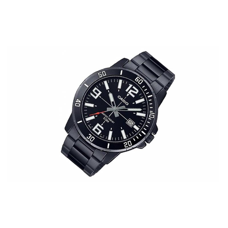 Casio Серия STANDARD, классические, простые, изысканные и модные, кварцевый механизм, ремешок из нержавеющей стали, японские и корейские часы, MTP-VD01B-1BV
