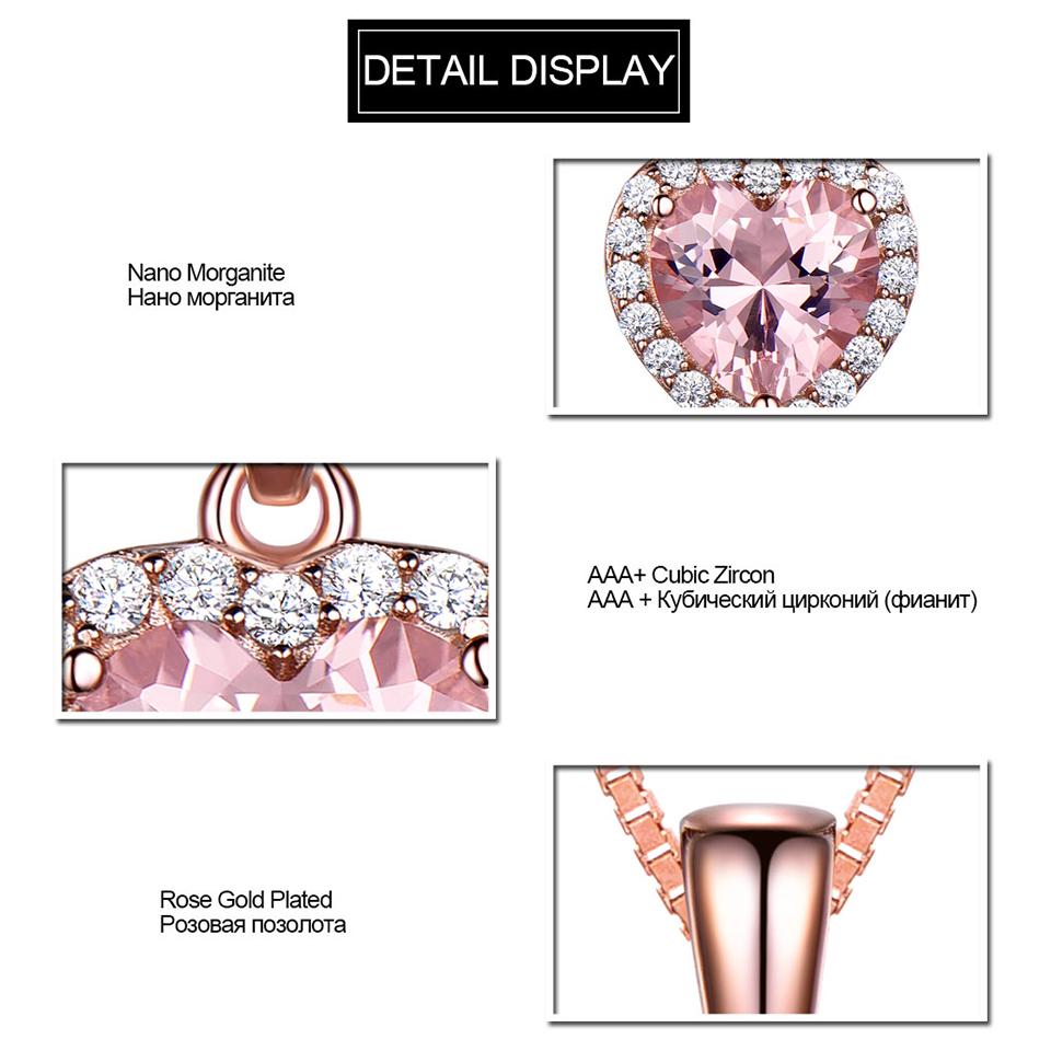 Umcho Ожерелья из стерлингового серебра 925 пробы, однотонные элегантные подвески, роскошные украшения для женщин, мам, подруг, девочек